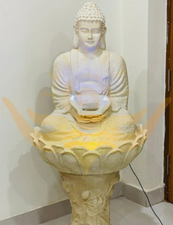 Lotus Buddha with Stand Water Fountain