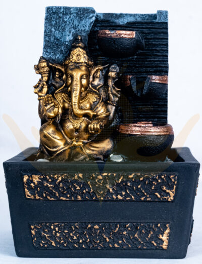 Ganesh Diya Tabletop Water Fountain