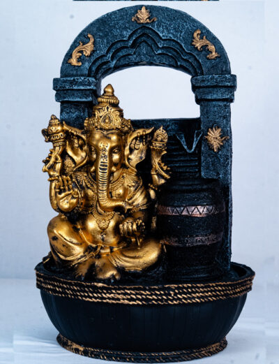 Golden-Lord-Ganesha-Tabletop-Water-Fountain