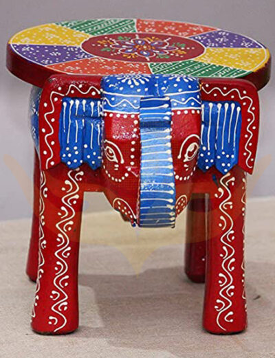 Handicraft Wood Elephant Stool